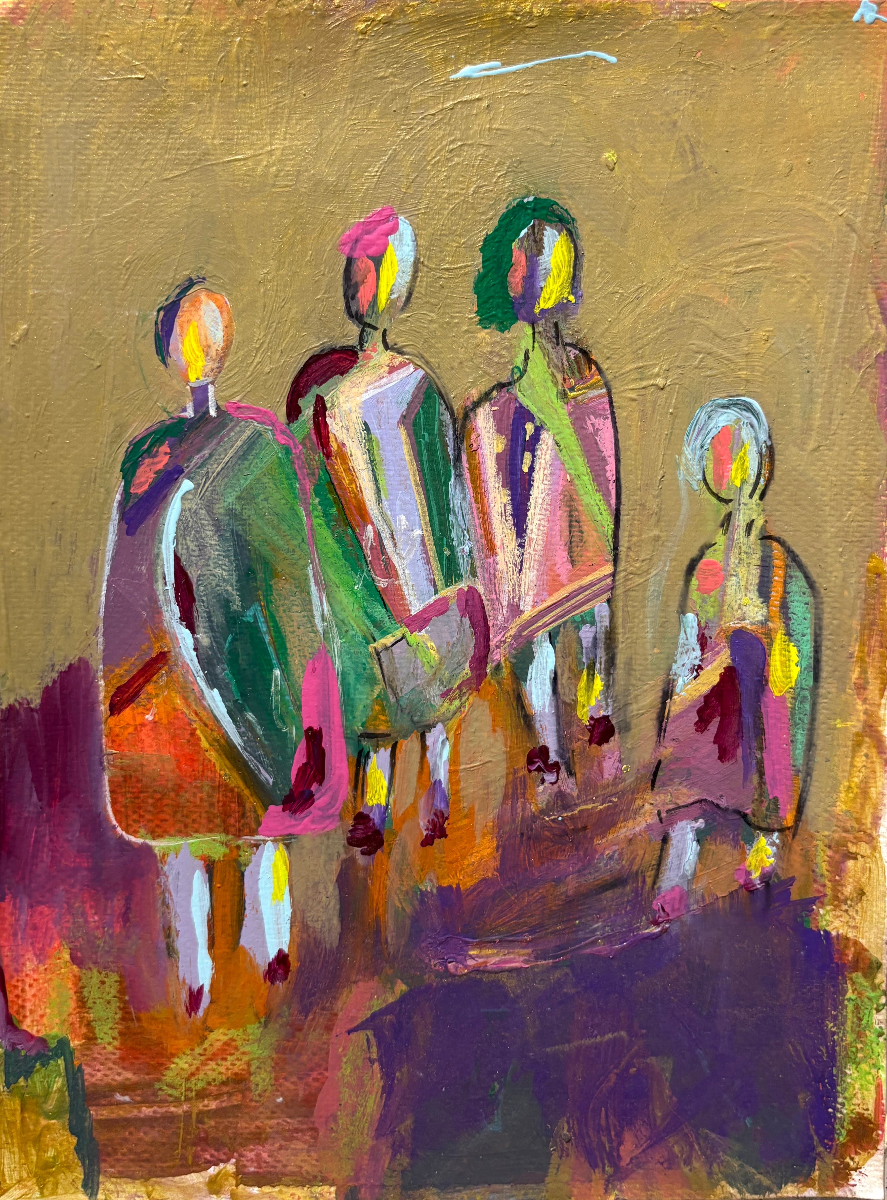 Way to School in the Neighborhood